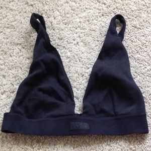 Skims black bralette bra M medium